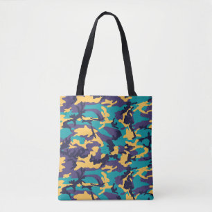 Midsummer Camo Pattern Tote Bag