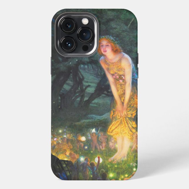 Midsummer Eve (1908) by Edward Robert Hughes iPhone Case (Back)