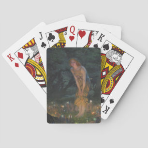 Midsummer Eve (by Edward Robert Hughes) Playing Cards