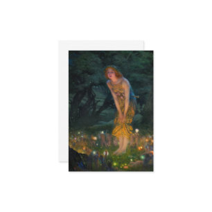 Midsummer Eve by Edward Robert Hughes Thank You Card