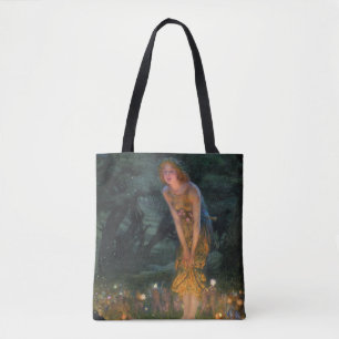 Midsummer Eve c. 1908 by Edward Robert Hughes Tote Bag