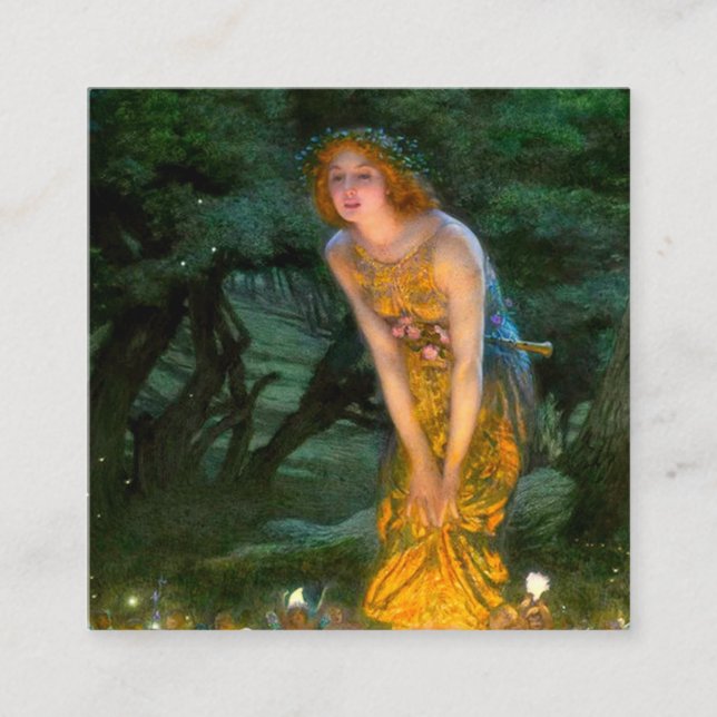 Midsummer Eve Edward Robert Hughes Enclosure Card (Front)