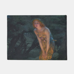 Midsummer Eve Edward Robert Hughes fairies fantasy Doormat
