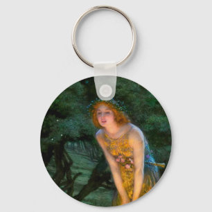 Midsummer Eve Edward Robert Hughes Keychain