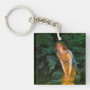 Midsummer Eve Edward Robert Hughes Keychain