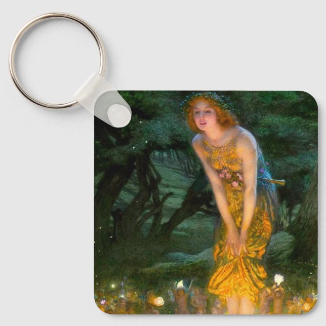 Midsummer Eve Edward Robert Hughes Keychain (Front)
