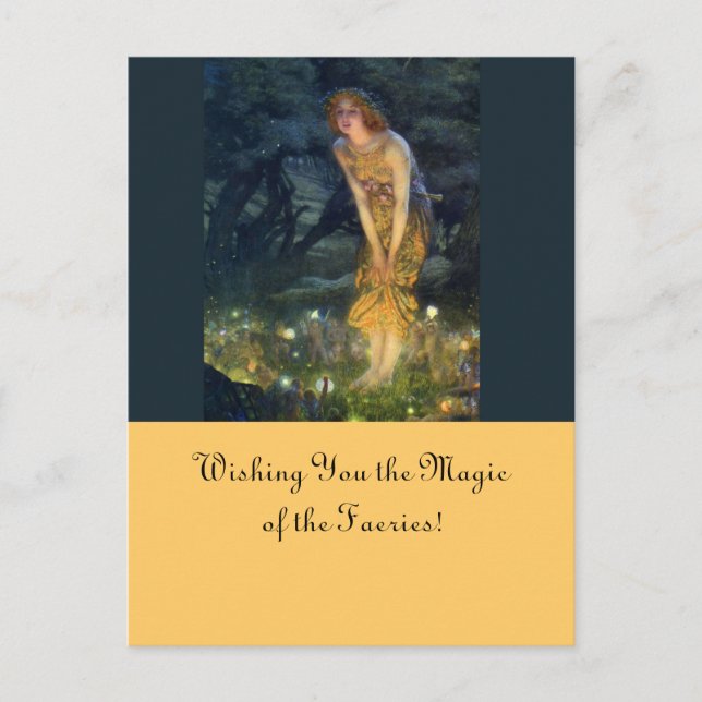 Midsummer Eve Fairy Circle Postcard (Front)