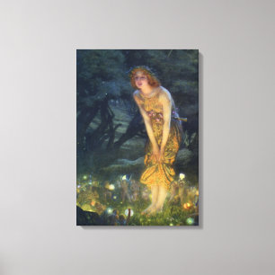 Midsummer Eve Pre-Raphaelite Art Canvas Print