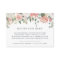 Midsummer Floral Book Request Baby Shower Card