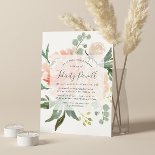 Midsummer Floral Bridal Shower Invitation