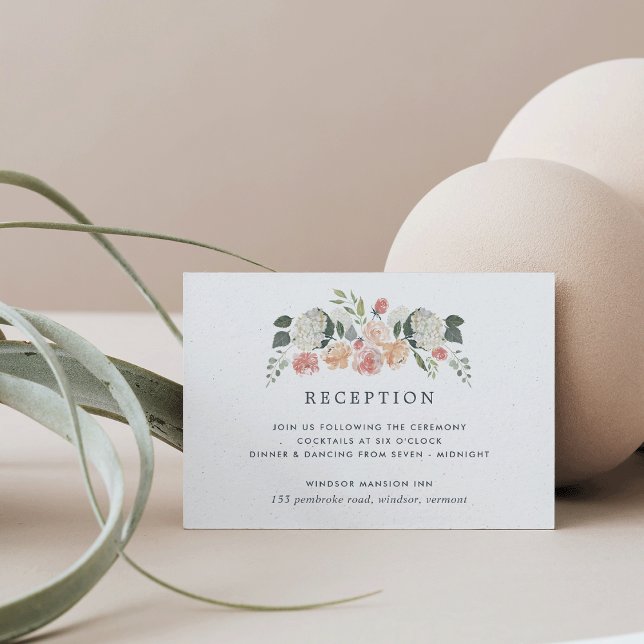 Midsummer Floral Reception Enclosure Card (Creator Uploaded)