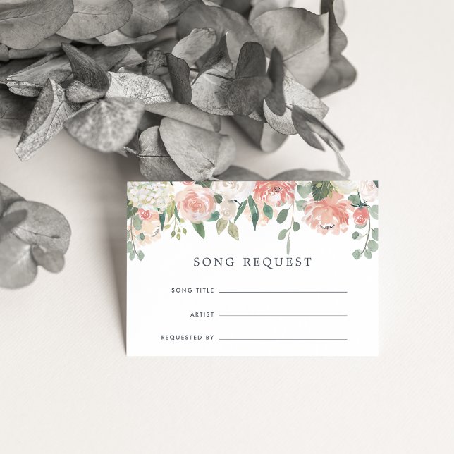 Midsummer Floral Song Request Card (Creator Uploaded)