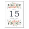 Midsummer Floral Table Number Card