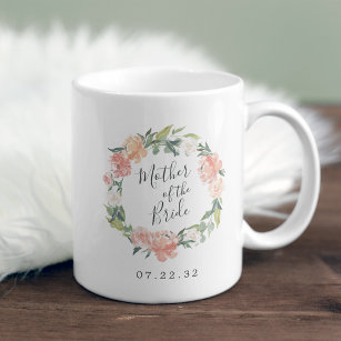 Midsummer Floral Wreath Mother of the Bride Coffee Mug