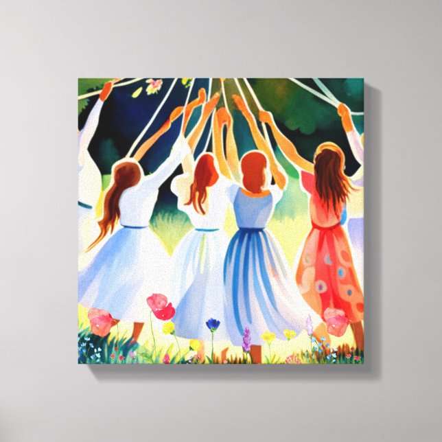 Midsummer Joy Canvas Print (Front)