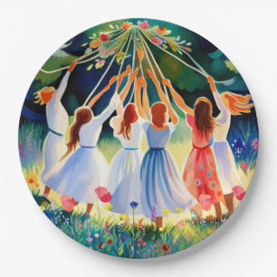 Midsummer Joy Paper Plate