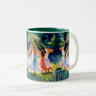 Midsummer Joy Two-Tone Coffee Mug