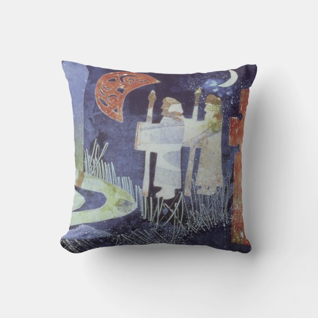 Midsummer Night 1994 Throw Pillow (Front)