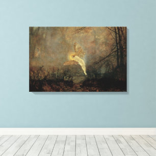 Midsummer Night by Grimshaw, Vintage Victorian Art Canvas Print