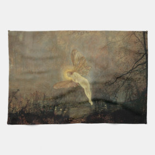 Midsummer Night by Grimshaw, Vintage Victorian Art Kitchen Towel
