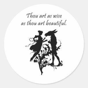 Midsummer Night's Dream Classic Round Sticker