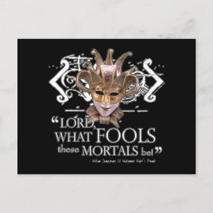 Midsummer Night's Dream Quote Postcard