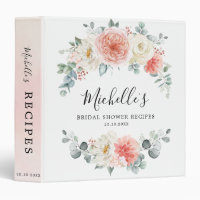 Midsummer Peach Pastel Floral Bridal Shower Recipe
