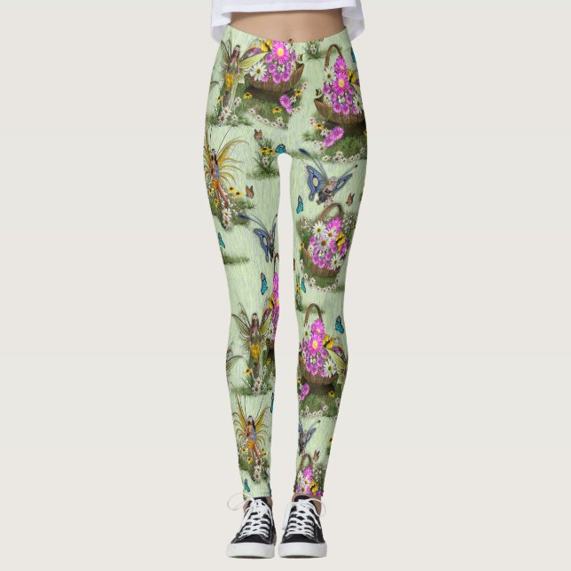 Midsummer Spring Festival Gatherers Leggings (Front)