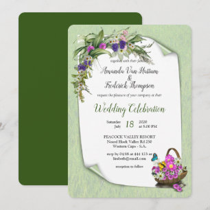 Midsummer Spring flower Invitation