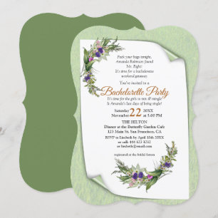 Midsummer Spring flower Invitation