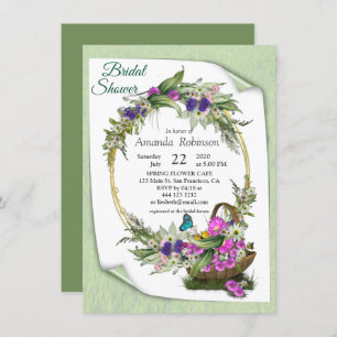 Midsummer Spring flower Invitation