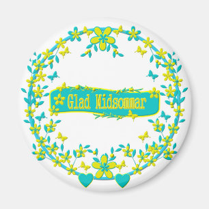 Midsummer symbol sweden magnet