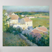 Midsummer Twilight W. L. Metcalf Fine Art Poster