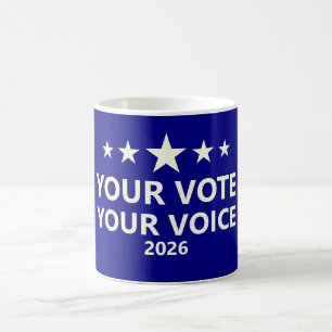 Midterm Elections 2026 Promote Voting Democrat Coffee Mug