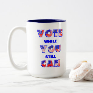 Midterms 2026 Voting Two-Tone Coffee Mug