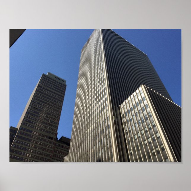 Midtown Manhattan New York City Skyscrapers NYC Poster (Front)