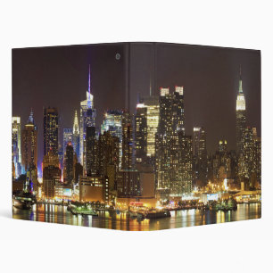 Midtown Manhattan seen from Weehawken New Jersey Binder