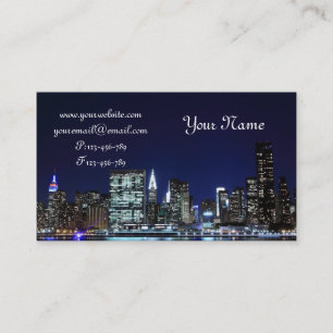 Midtown Manhattan Skyline, New York City Business Card