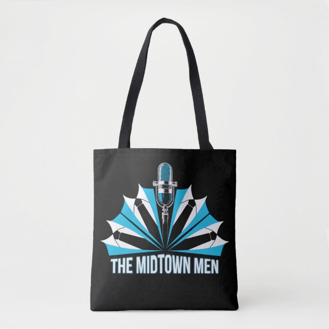 Midtown Men - Nouveau logo - Sac fourre-tout noir (Devant)