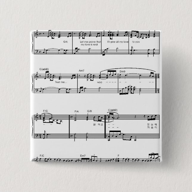 Miduhyo 2 Inch Square Button (Front)