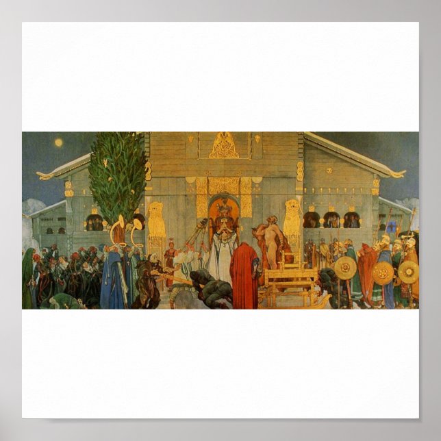 midvinterblot-carl-larsson poster (Front)