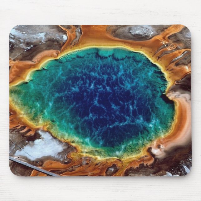 Midway Geyser, Yellowstone, Wyoming Mouse Pad (Front)