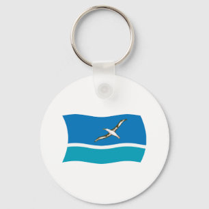 Midway Island Flag Keychain