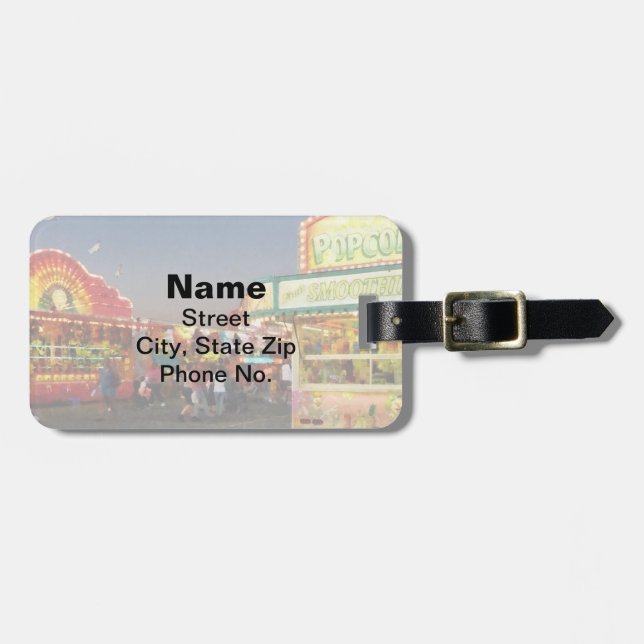 Midway Luggage Tag (Front Horizontal)