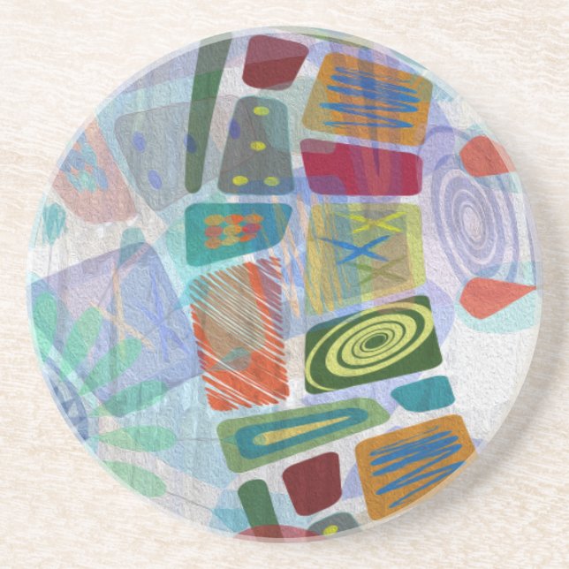 Midway Panels III Coaster (Front)