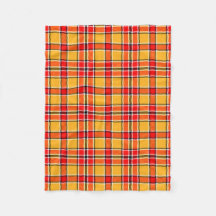 Midwest Bright Bold Red Yellow Plaid