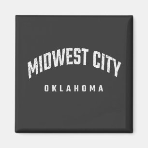Midwest City Oklahoma OK Magnet