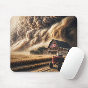 Midwest Plains Farm In a Dust Storm Mouse Pad