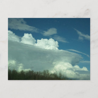 Midwest Storm Clouds Postcard