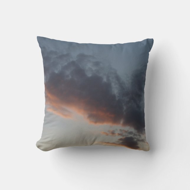 Midwest sunset throw pillow (Front)